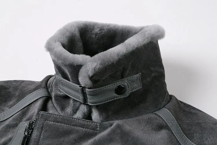 Men's Short Jacket With Turn-Down Collar
