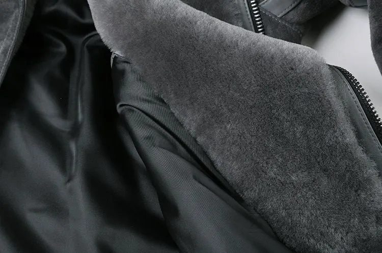 Men's Short Jacket With Turn-Down Collar