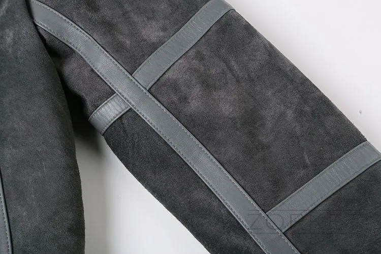 Men's Short Jacket With Turn-Down Collar