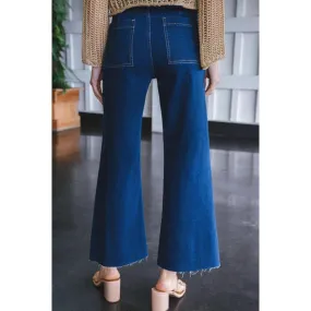 Mineral Wash Overalls in Blue