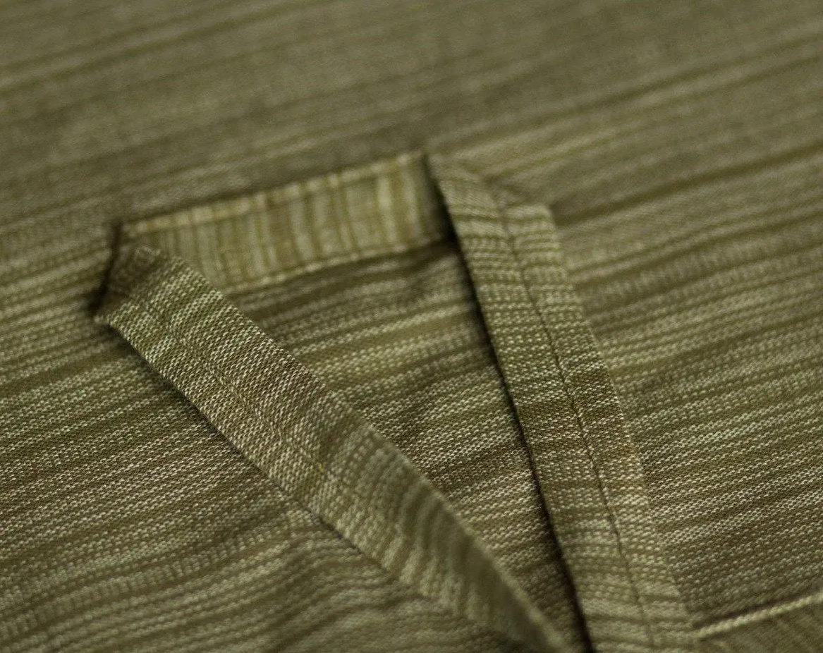 Olive Green 3/4 Fisherman Pants