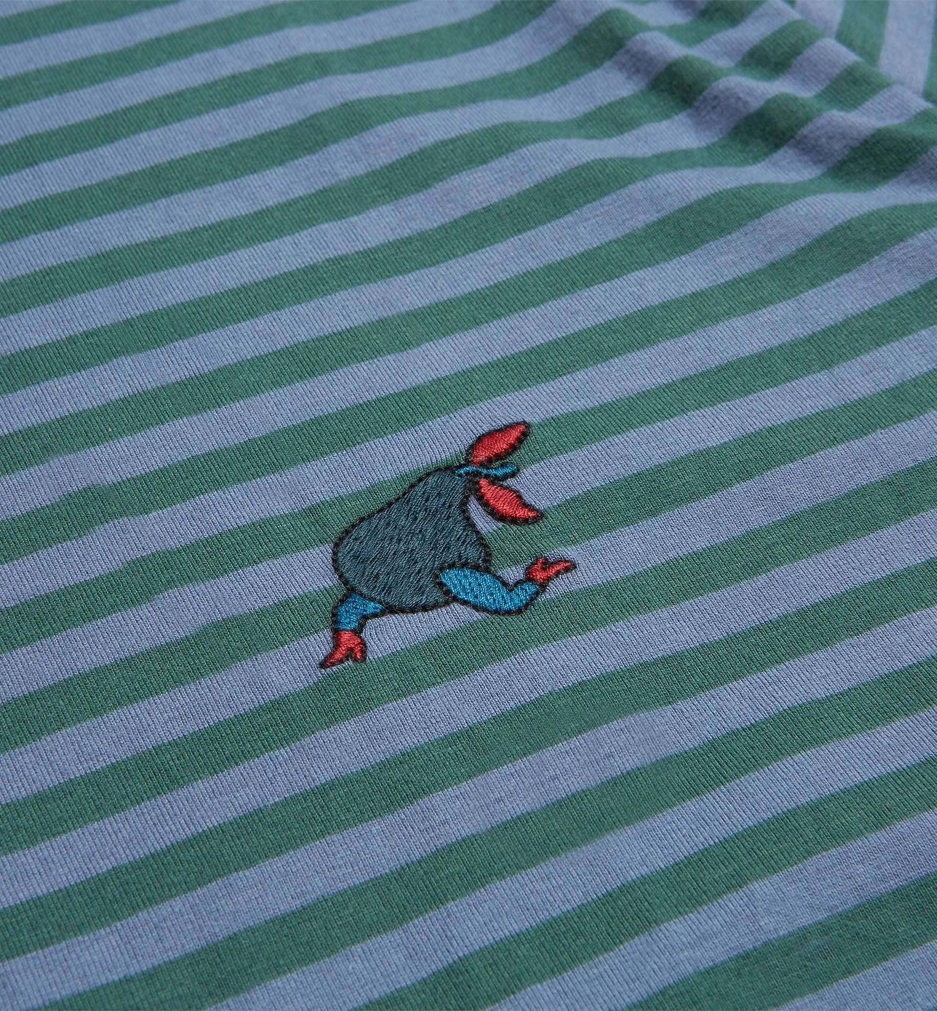 Parra Running Pear Stripes T-Shirts - Multi