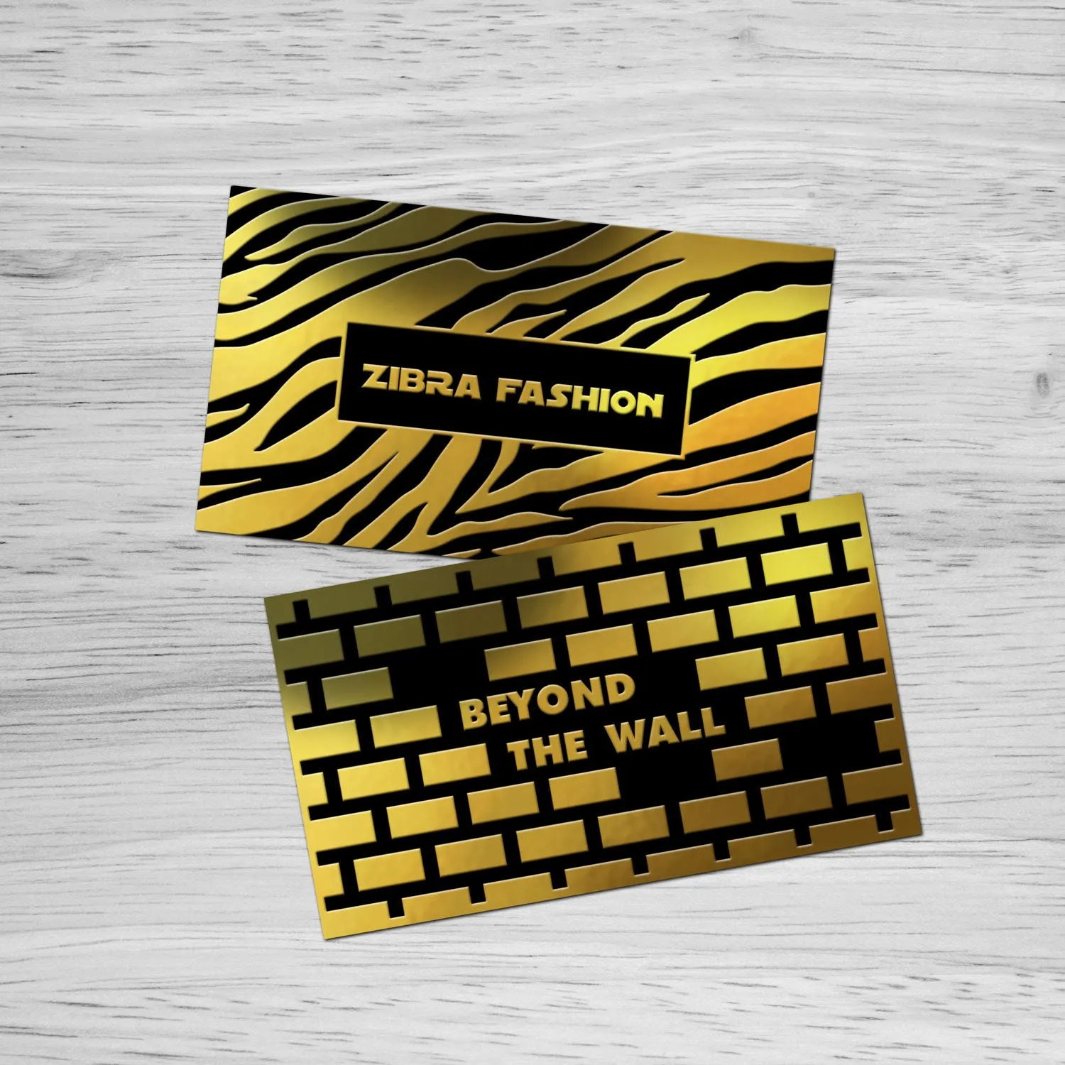 Raised Foil Business Cards- Call/Email for Pricing on Additional Sets