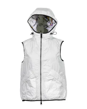 Reversible Padded Vest White