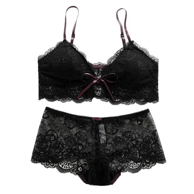 Rim Sleep Bra & Panties Set