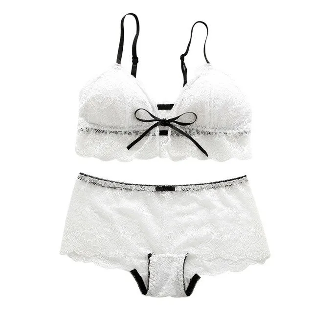 Rim Sleep Bra & Panties Set
