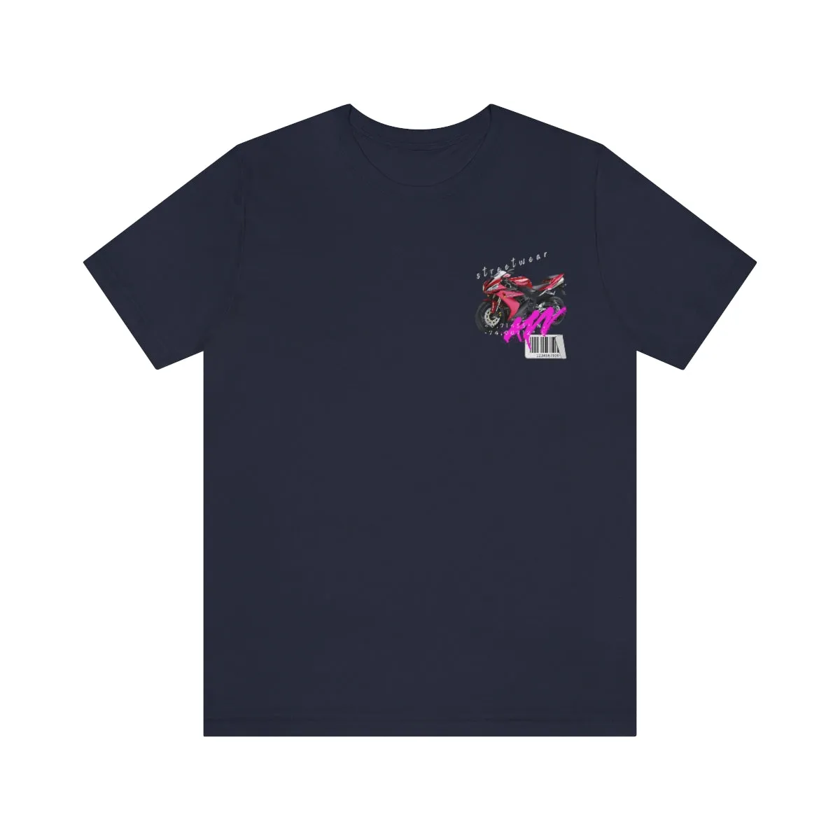 T-shirt Classic Jersey Short Sleeve (Red Motorbike )