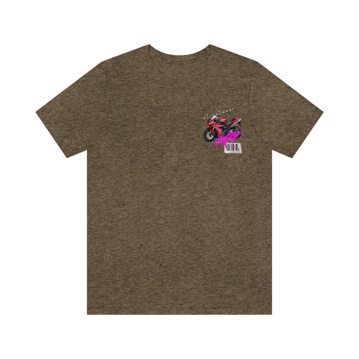T-shirt Classic Jersey Short Sleeve (Red Motorbike )