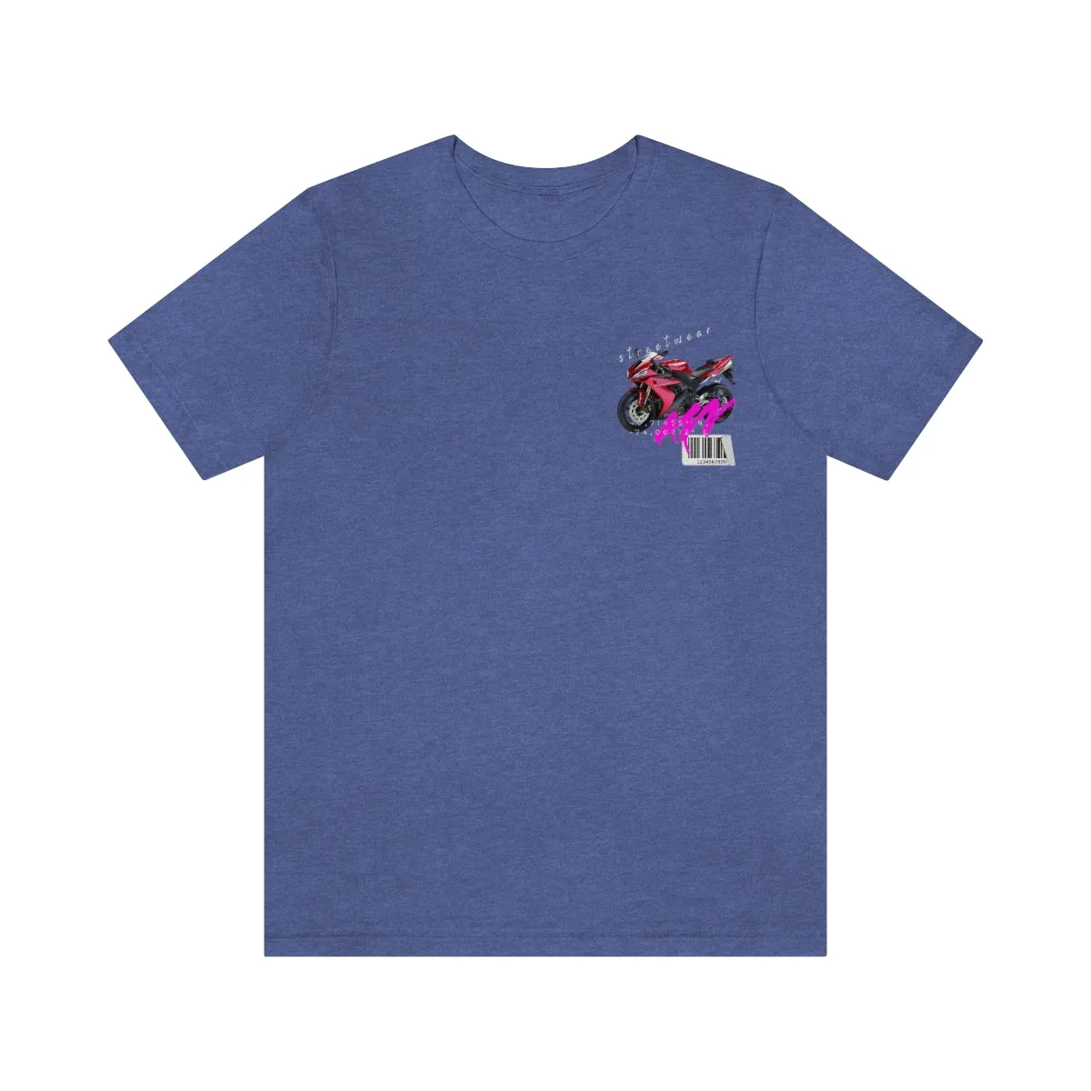 T-shirt Classic Jersey Short Sleeve (Red Motorbike )