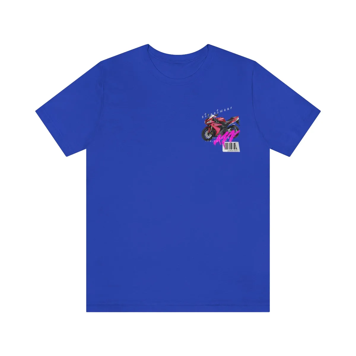 T-shirt Classic Jersey Short Sleeve (Red Motorbike )