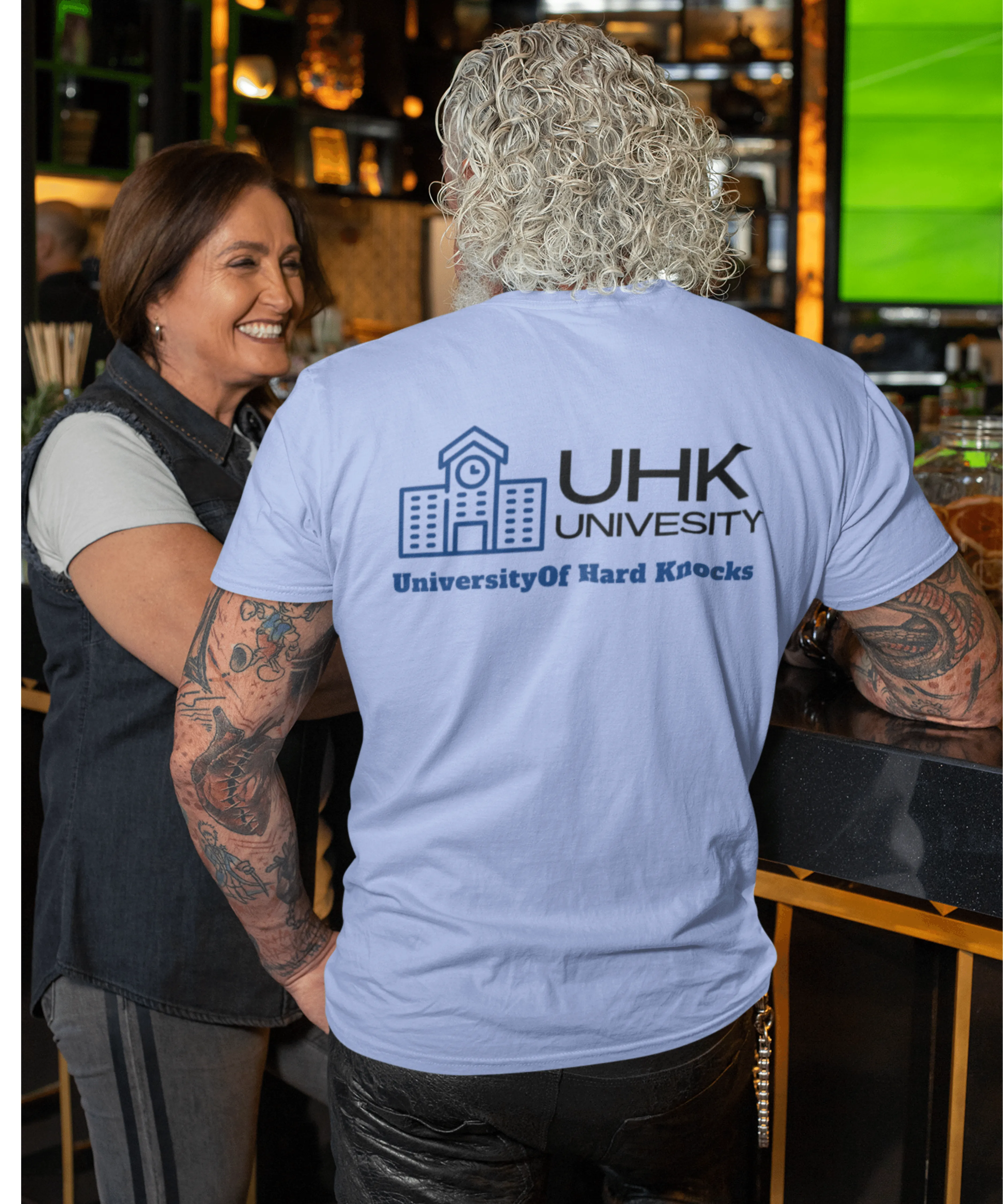 T-Shirt Classic Jersey Short Sleeve ( University Of Hard Knocks )