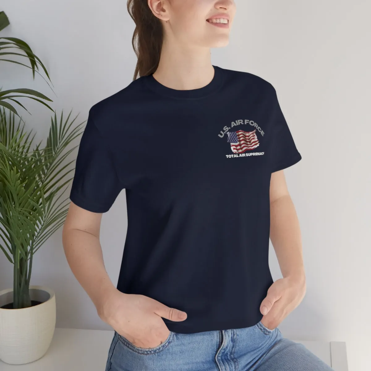 T-Shirt Classic Jersey short Sleeve ( US Air Force Raptor ) Military Style