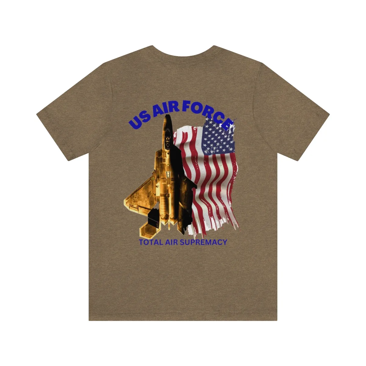 T-Shirt Classic Jersey short Sleeve ( US Air Force Raptor ) Military Style