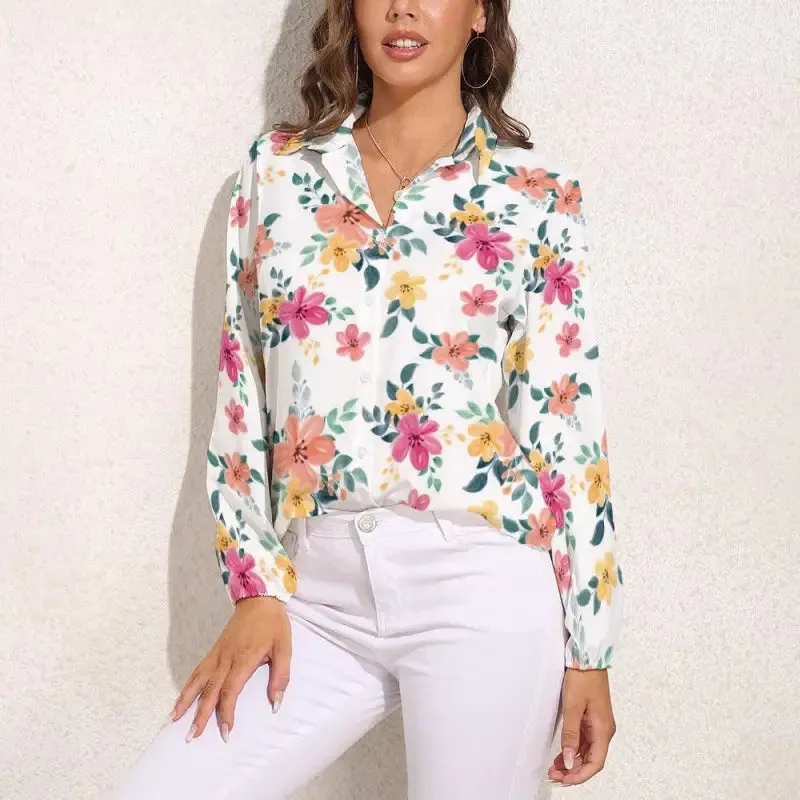 Too Pretty to Wear Floral Long Sleeve Blouse for Style Mavericks