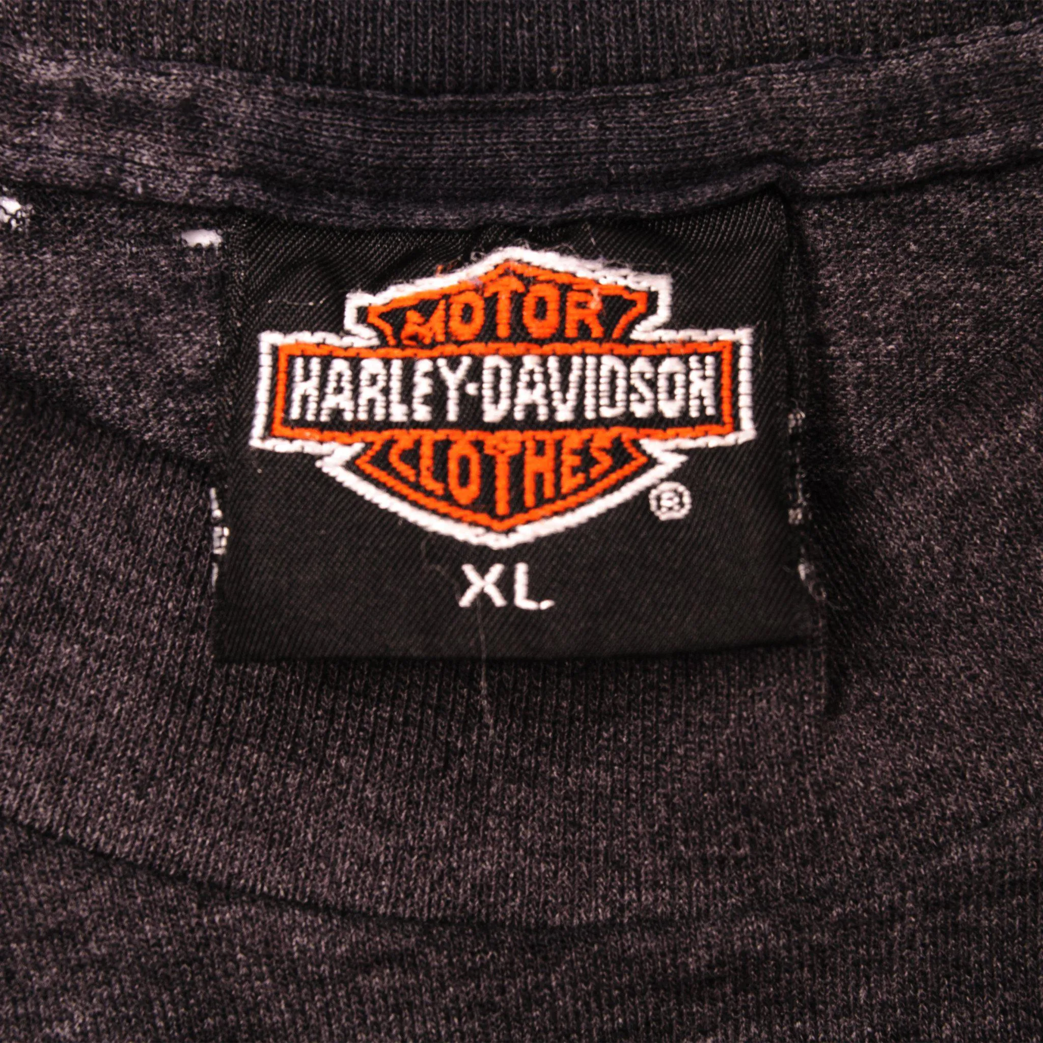 VINTAGE 3D EMBLEM HARLEY DAVIDSON TEE SHIRT 1991 SIZE LARGE MADE IN USA