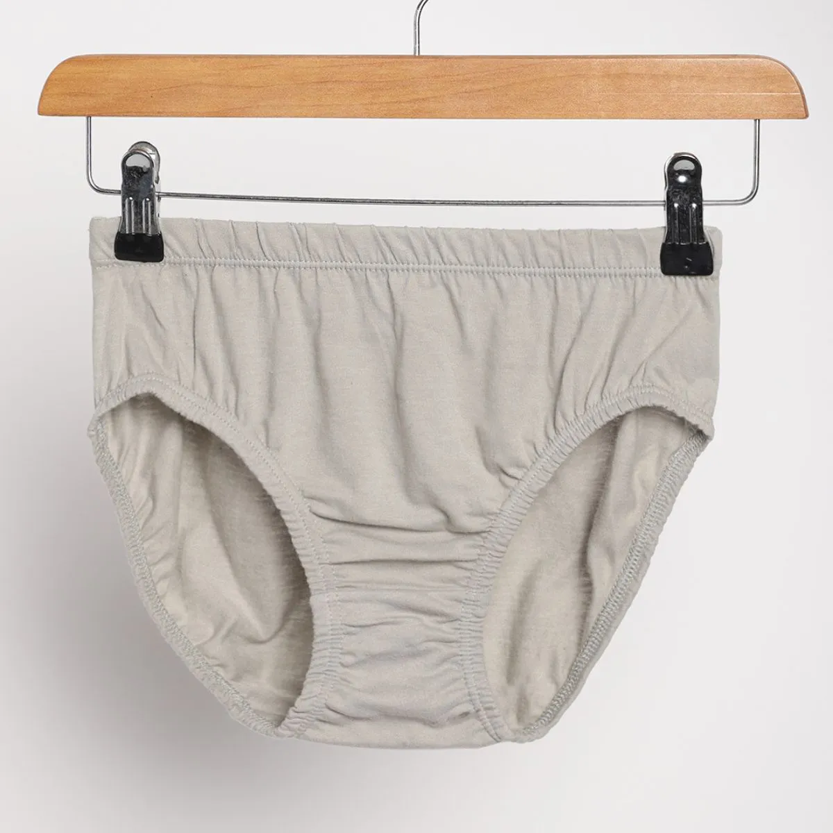 Women Oatmeal & Grey Combo Underpants | Soft Cotton | Pack of 2